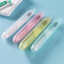 Новая мягкая зубная щетка для волос унисекс эффективно удаляет налет около 19 см для использования в путешествиях розовый, зеленый, синий, бежевый