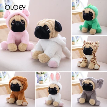 

Animals Pug Dog Plush Toys Dogs Cos Cosplay Dinosaur Rabbit Elephant Lion Sheep Leopard Stuffed Dolls Personalized Fun Gift ....