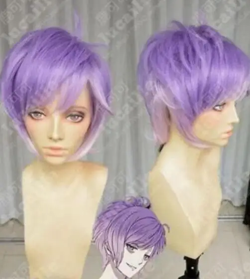

Jewelry Wig Diabolik Lovers Sakamaki Kanato Purple Gradient Cosplay Party Wigs Free Shipping