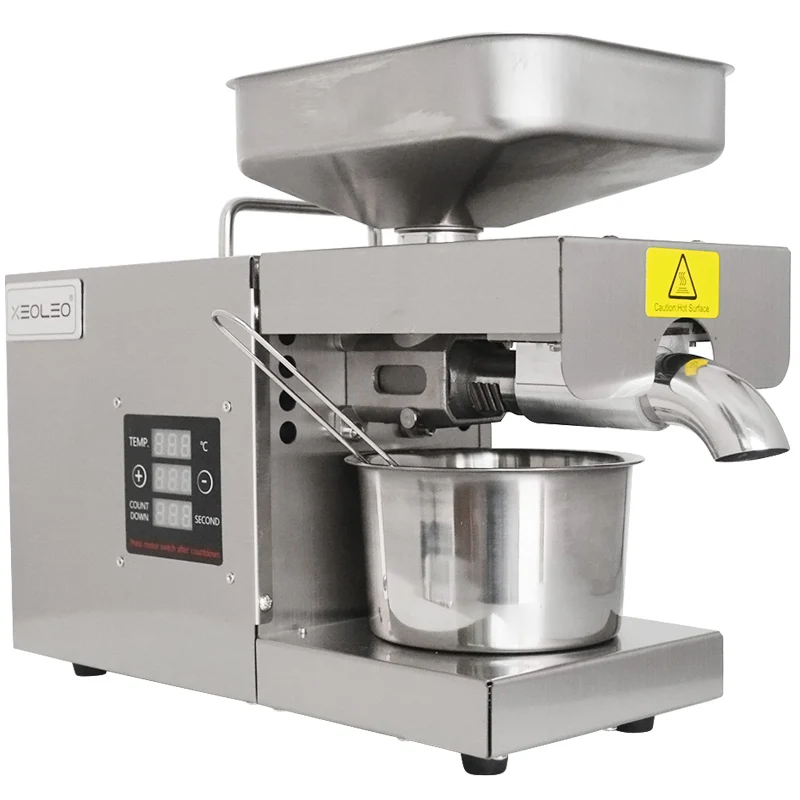 XEOLEO oil press 700W Oil press machine pressing Peanut/Flaxseed/Rapeseed machine For Home Kitchen & Commercial