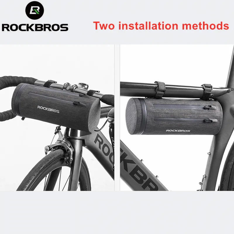 ROCKBROS велосипедная сумка Водонепроницаемый Передняя MTB дорожный велосипед