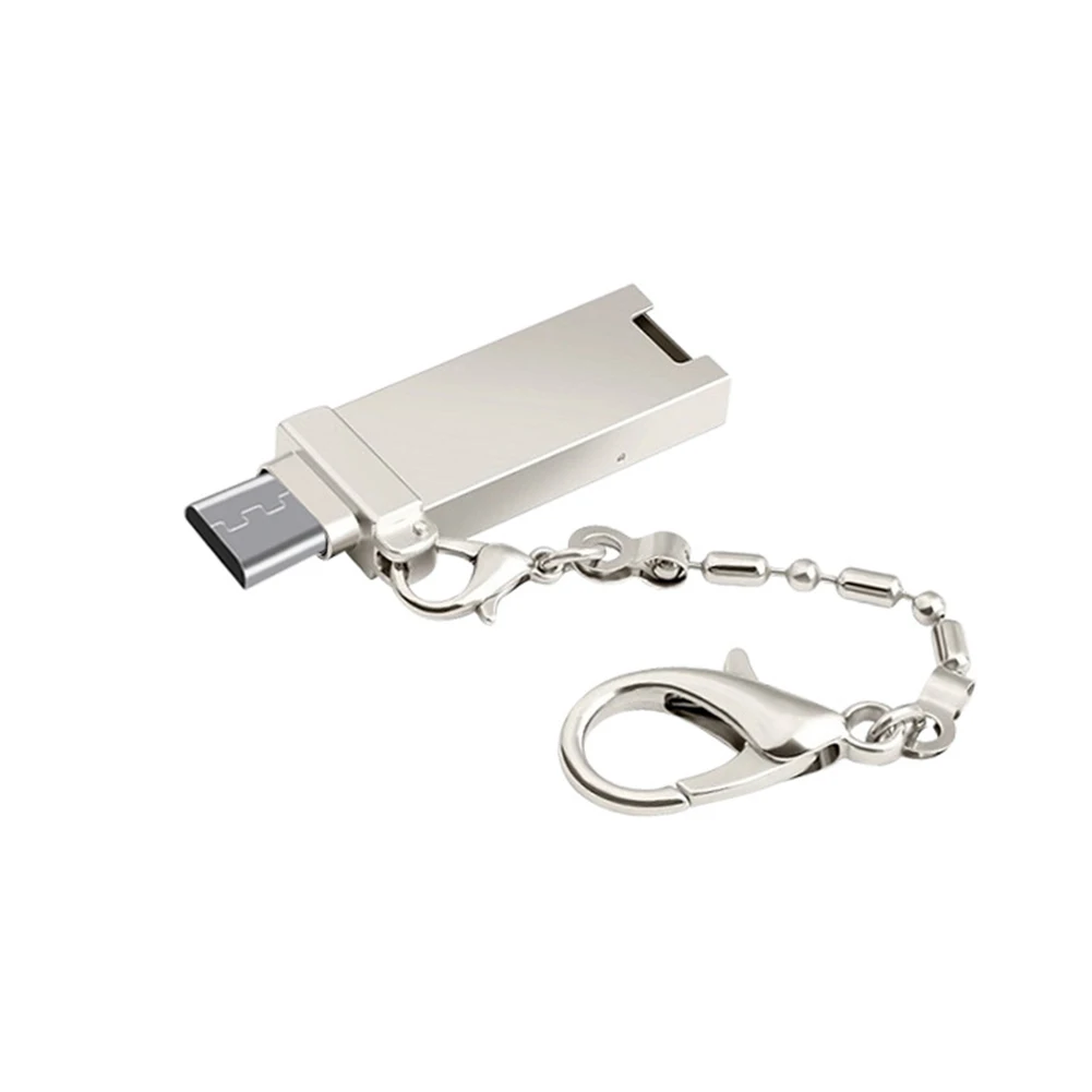 Type-C OTG USB 2,0 микро высокоскоростной металлический кард-ридер прочный мини портативный чемодан Форма Универсальный TF компьютер