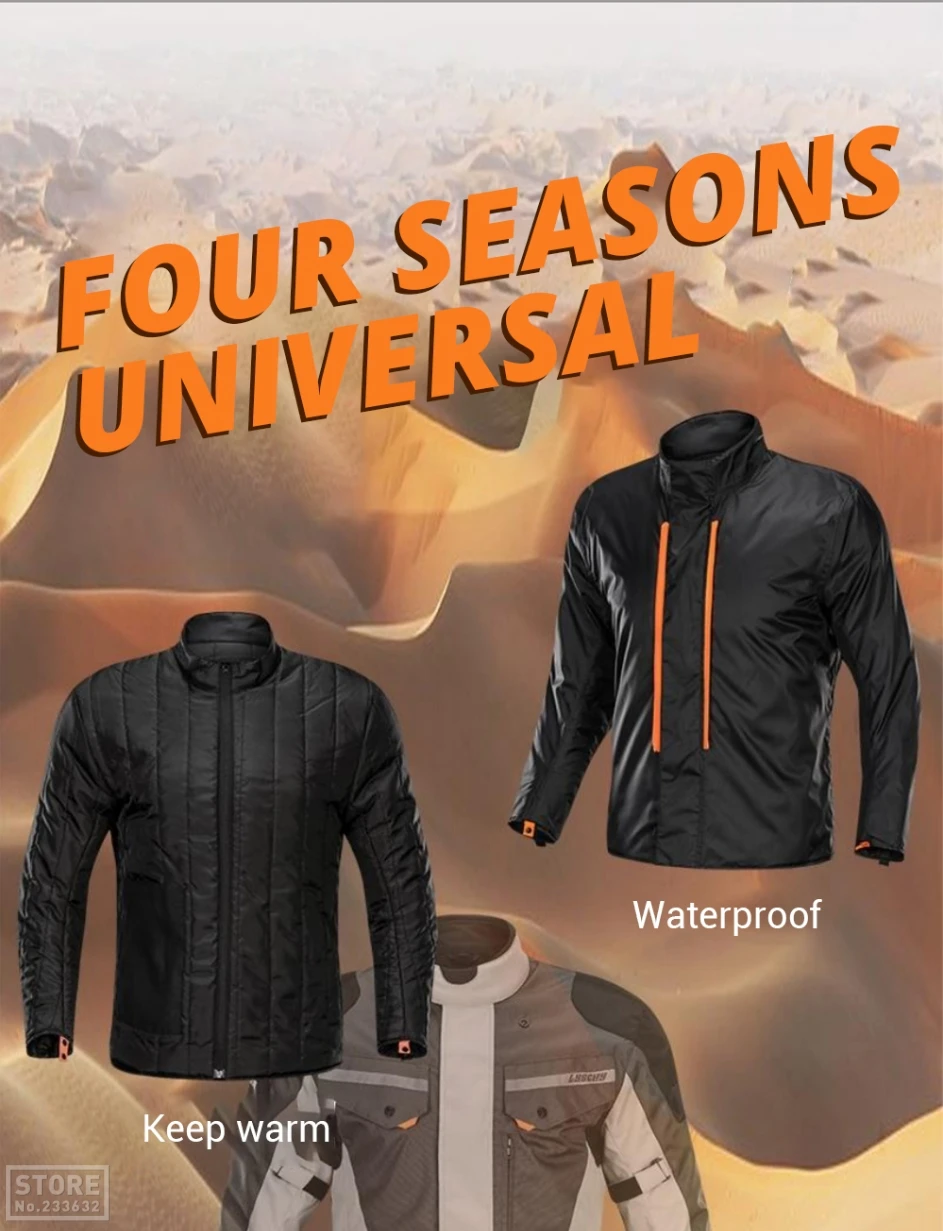 Jaqueta à Prova Água dos Homens Jaqueta de Equitação Proteção para Quatro Lyschy Motocicleta Dwaterproof Moto Motocross Respirável Estações 12 Cheap Jaquetas