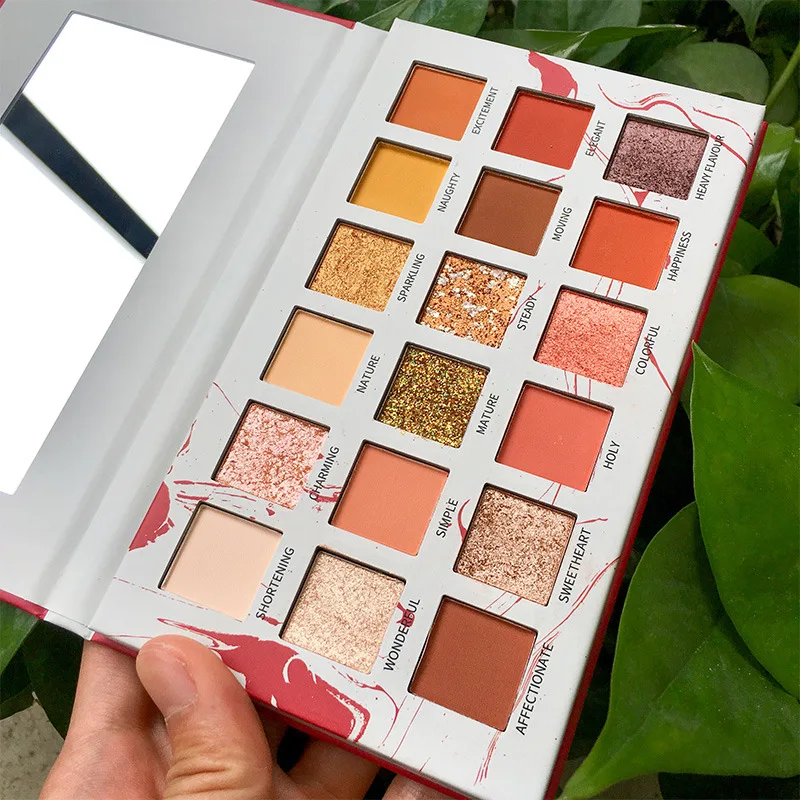 Beauty sweetmint 18 цветов Тени для век Палитра мерцающие матовые тени Блестящий Макияж