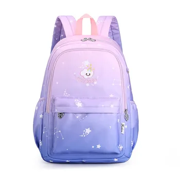 

Children Backpack Students Cute Print Cartoon Boys Girls Toddler Kids Comfortable Leisure Chic Fashionable Schoolbag C326