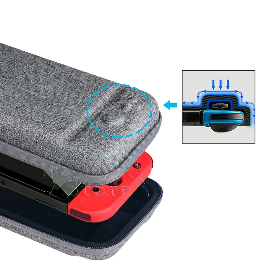 Серая сумка для переноски с переключателем Nintendo портативный тонкий чехол Nitendo