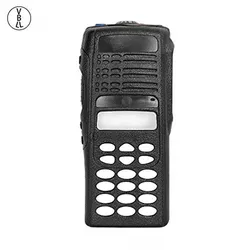 Couvercle de boîtier avant de réparation de walkie clavier complet noir pour Motorola GP380, Radio Portable à 2 voies 