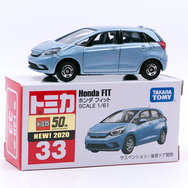 Takara Tomy Tomica No. 33 Honda FIT 1/61 литая под давлением модель автомобиля для мальчиков и