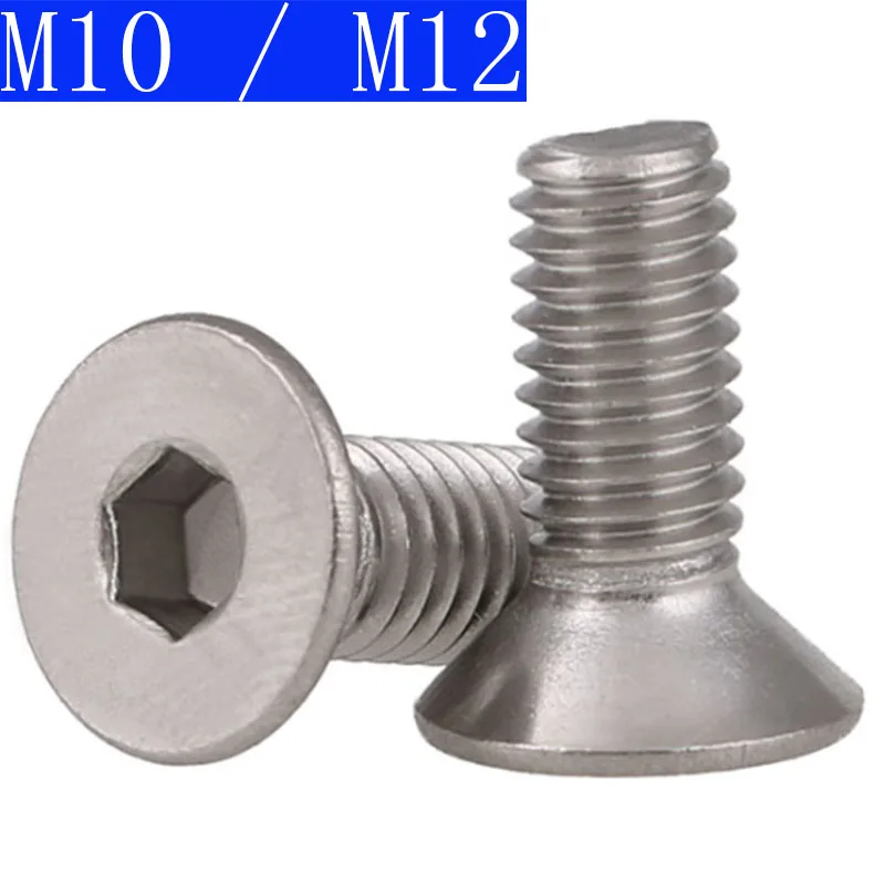 Buy direct from the factory Fashion flagship store Best Price M8 M10 M12 COUNTERSUNK BOLTS ALLEN