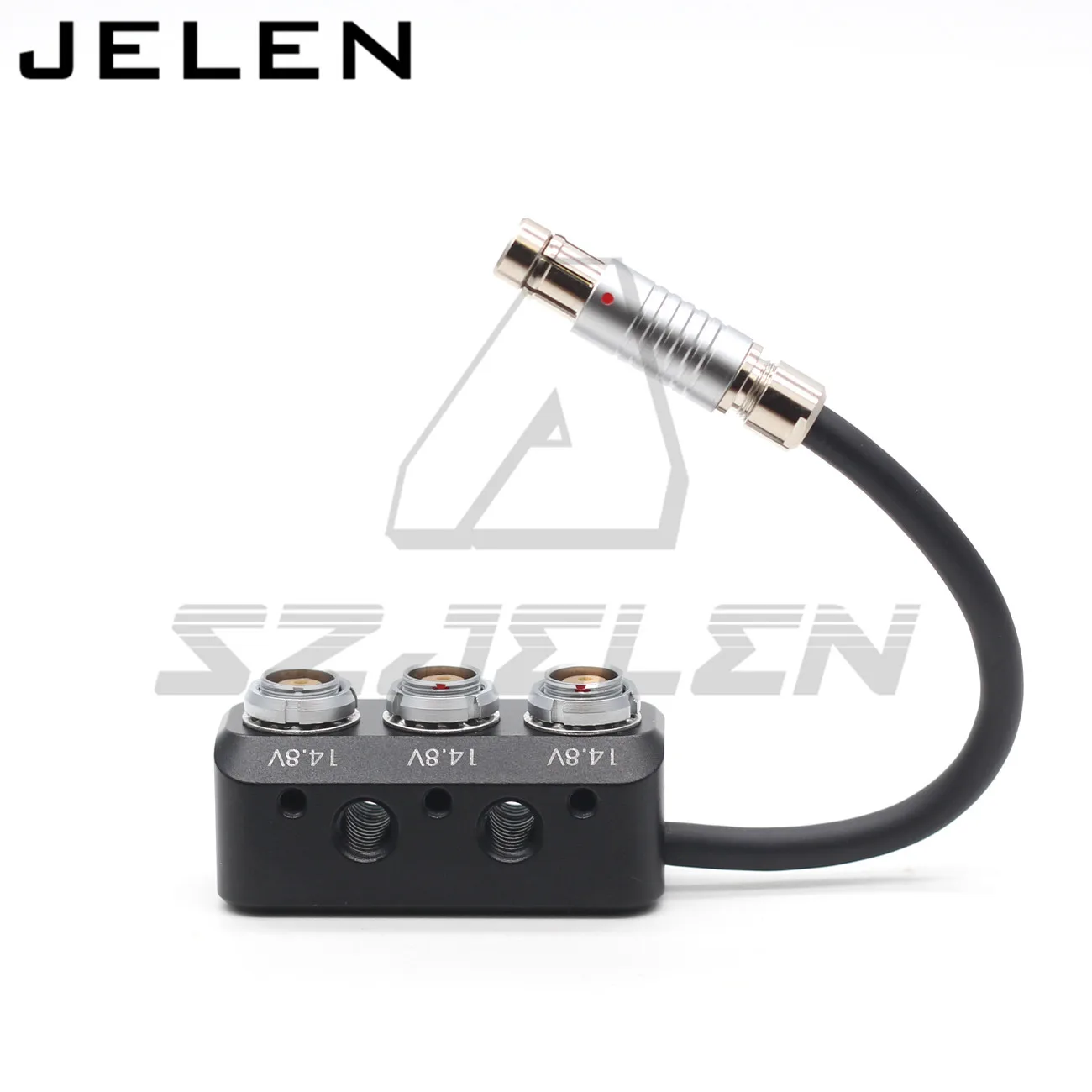 ARRI RS 3pin Male to 0B 2 pin Female концентратор переходник разветвитель для камеры распределитель питания, трехходовой разветвитель