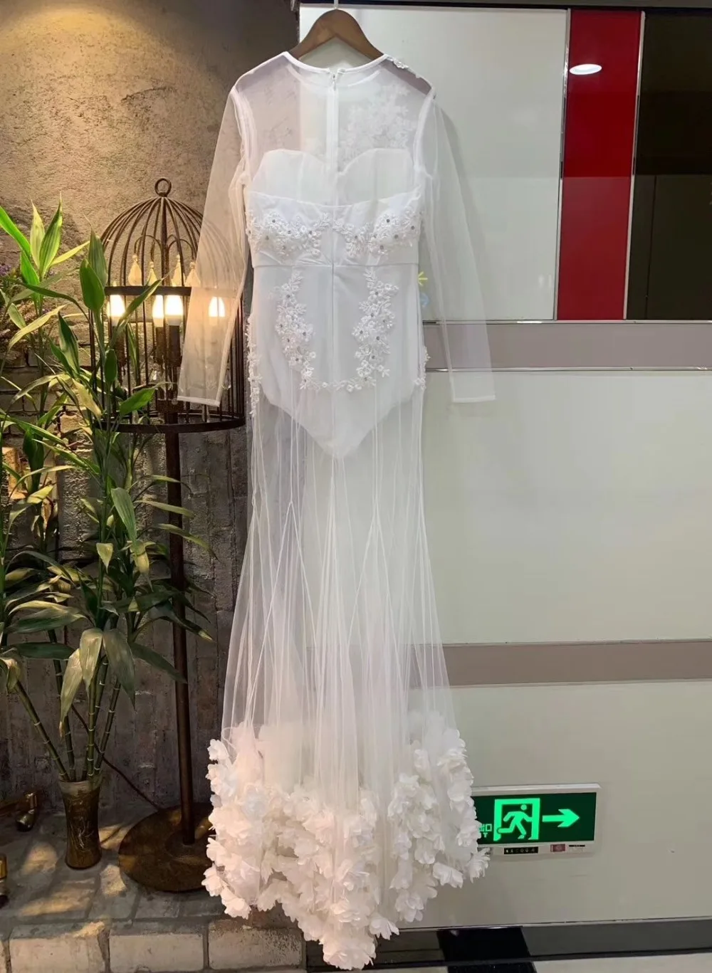 Для женщин белое Сетчатое платье с О-образным вырезом Длинные рукава Vestidos знаменитости Вечеринка облегающее Бандажное платье платья с принтом для девочек;