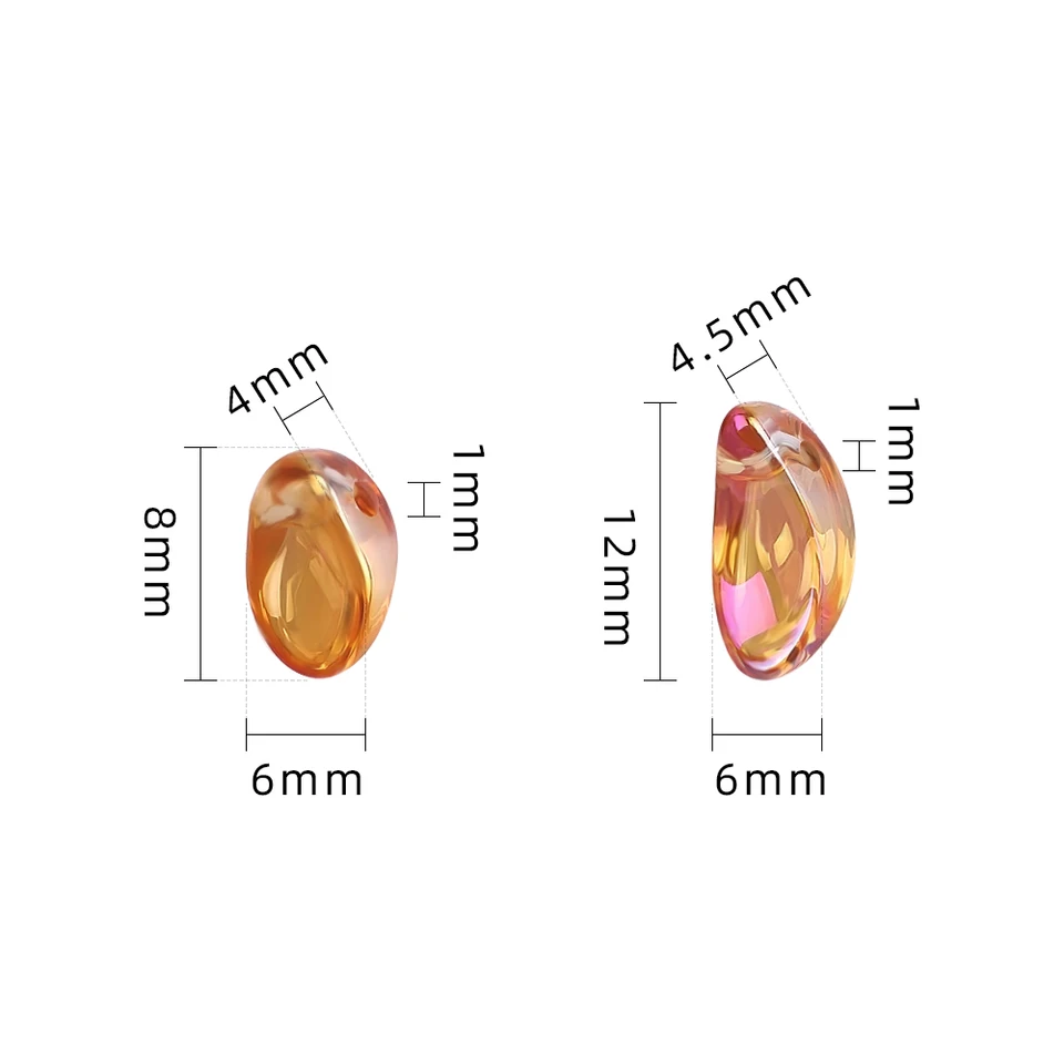 Gocelyn - 150 Perle Di Cristallo A Goccia, 6x12 Mm, Miste 10 Colori, Per Creazione Gioielli Fai Da Te
