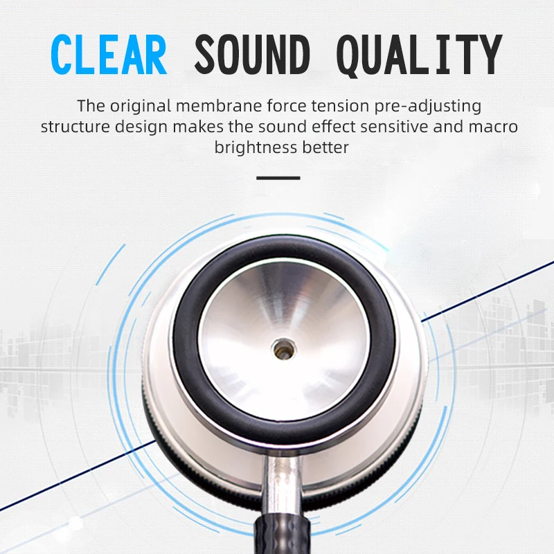 Multifunctional Doctor Stethoscope Medical Stethoscope Dual Head Professional Professional Clinic for Medical Nurses