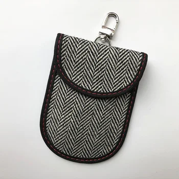 

1* Remote Key Cover Keyless Car Protective Rfid Blocker Car Keys Bag 1pcs