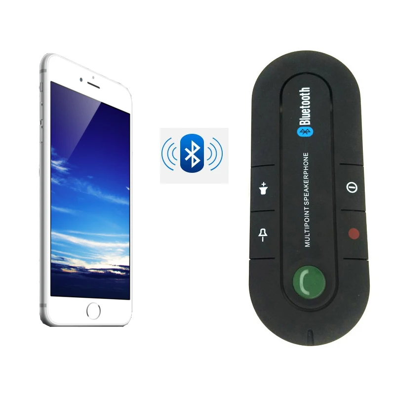 Громкая связь беспроводной Bluetooth гарнитура автомобильный комплект MP3