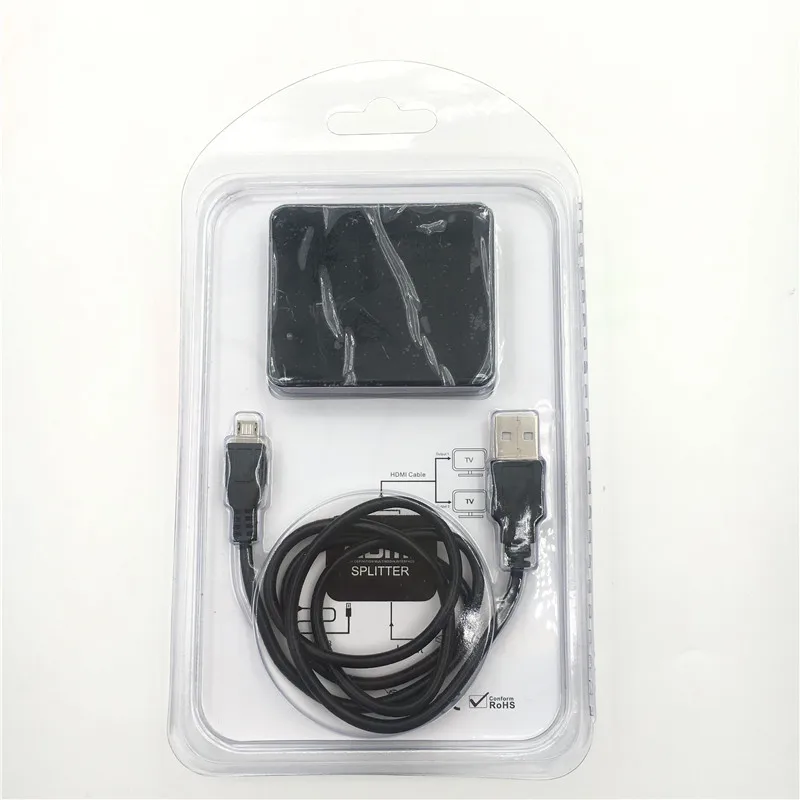 4K Hdmi сплиттер 1x2 Full HD 1080p видео HDMI коммутатор 1 в 2 выход усилитель двойной дисплей для HDTV DVD для PS3 Xbox