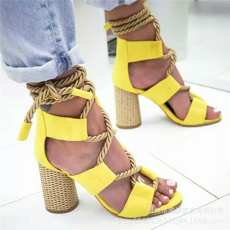 

New Styles on Sale Summer Beach Shoes Women's Shoes European and American Sandals Summer High Heels