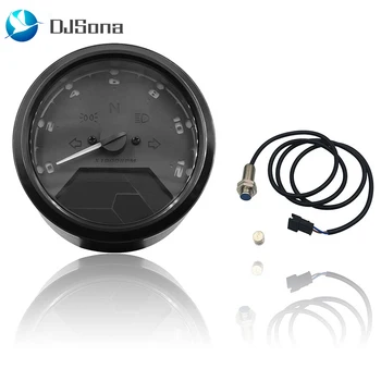 

Motorcycle LED Digital Tachometer Odometer Speedometer Night Vision Dial LED Indicator Speedometer Motorcycle