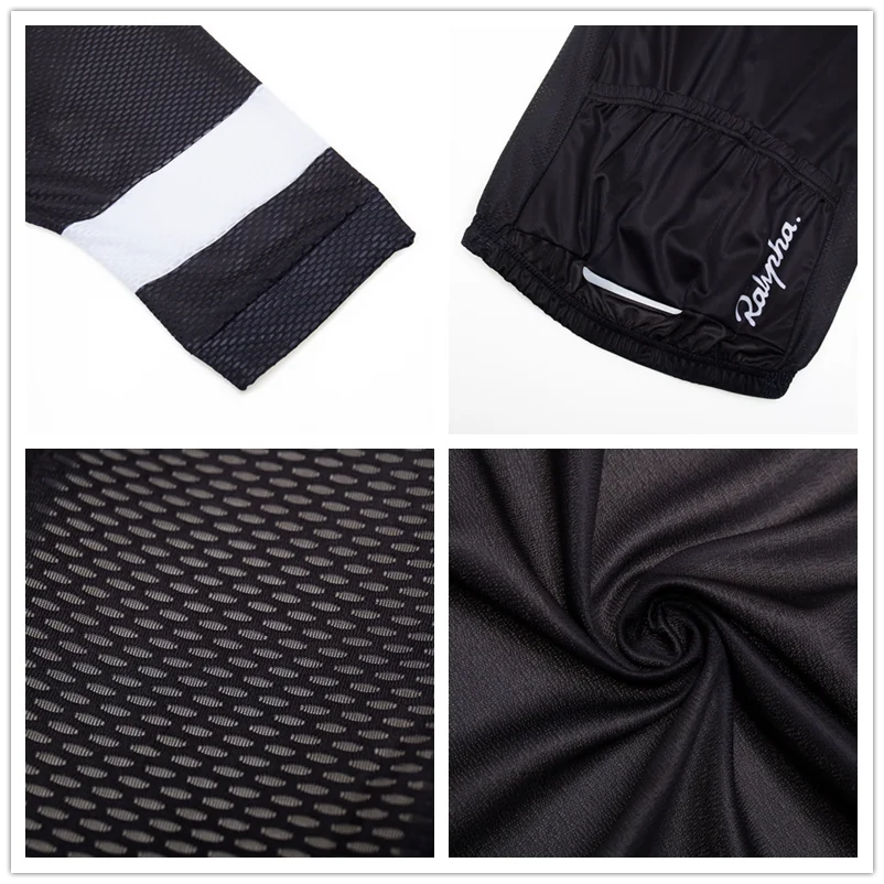 raphaing Men Summer Bike Clothing Breathable Anti-UV Bicycle Wear Short Sleeve Cycling Jersey Sets Ropa Ciclismo Maillot gobike