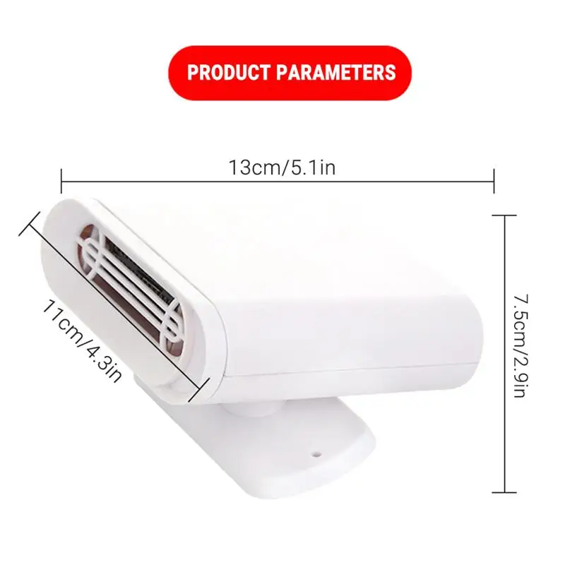 150 Вт 3-в-1 автомобильный обогреватель энергосберегающие мини-грелка вентилятор быстрого нагрева размораживания-де-запотевание 360°Universal Поворотная база удобный диск