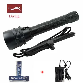 

10000 Lumen 5*XM-L2 Diving Flashlight Powerful Underwater 100m 18650 Dive Lanterna Waterproof Scuba Torch for Camping Hunting