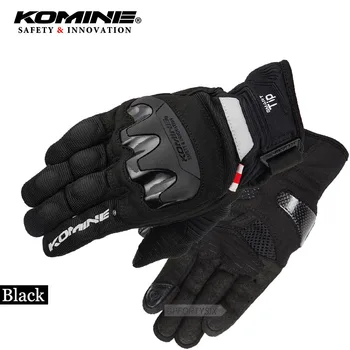 

Black Red Blue For Komine GK-220 Motorbike Gloves Motorcycle MTB Bike Off-road Moto Gloves Protective Gear Gloves Touch Screen #