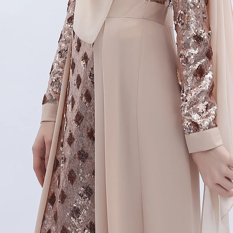Мусульманская исламская одежда хиджаб платье Женщины шикарный роскошный вышивка платья абайя лоскутное турецкий стиль Дубай длинные халаты