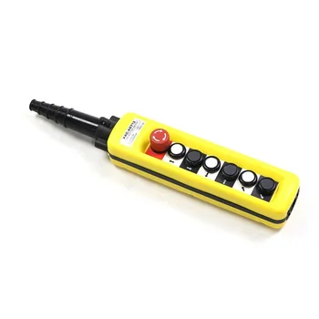 

Xac - A6713 Motor-driven Gourd Lifting Button Control Switch Single Speed Crane Driving Remote Control Handle Waterproof Type