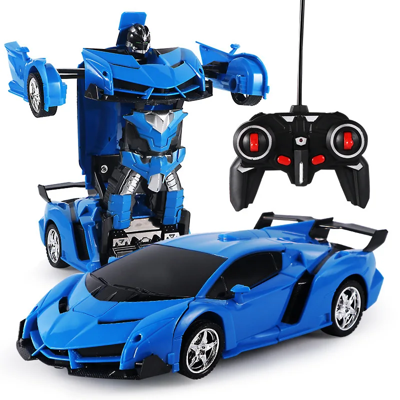

Factory Direct Hot Selling a Key Transforming Remote Control Car Chargeable Children's Toy Transforming Robot Remote Control Car