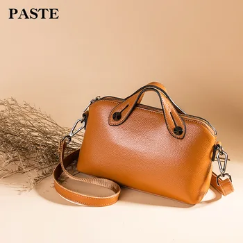 

Spring / Summer 2019 New Messenger Women's Small Bags Head Layer Cowhide Handbag Messenger Bag Trend Leather Handbags
