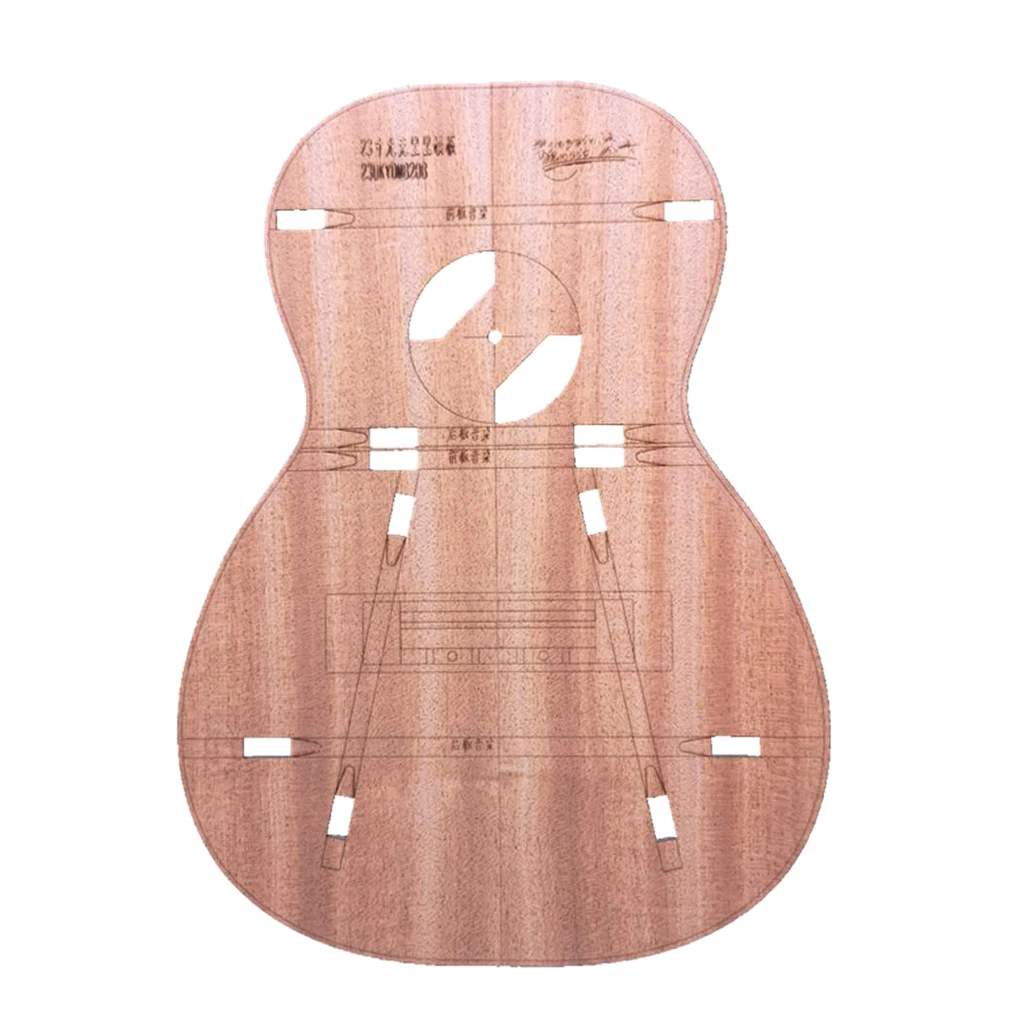 

23inch Wood Ukulele Body Template Small Four-string Guitar Making Mold Shape