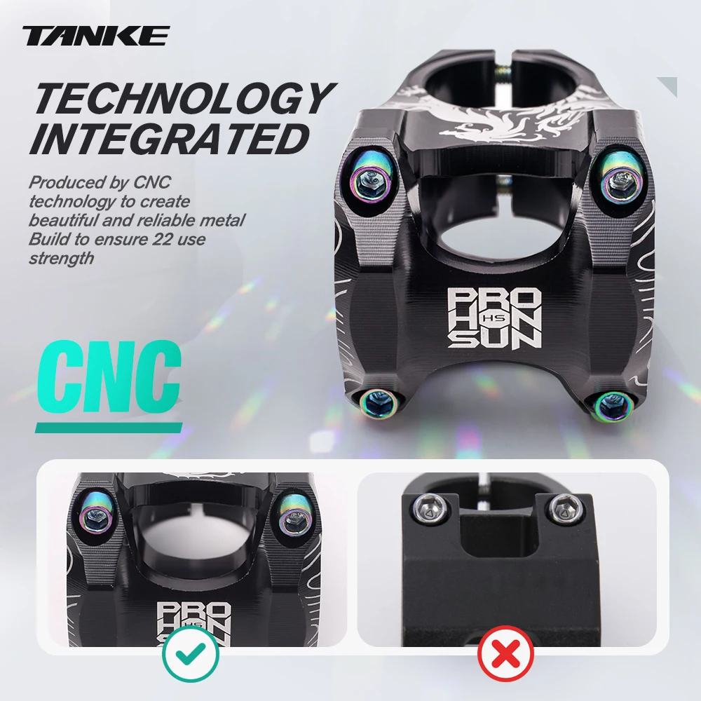 Ultralight MTB Bike Stem 31.8mm 2