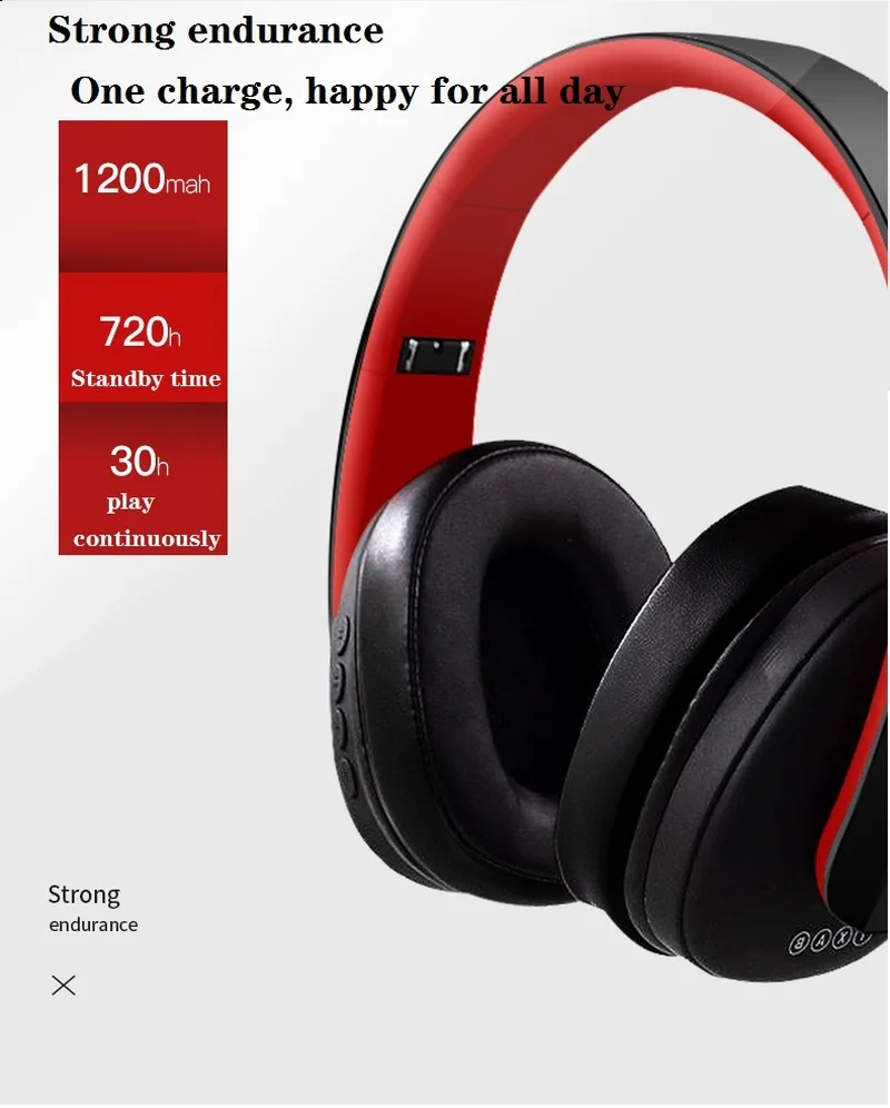 HiFi Subwoofer Bluetooth Wireless Headset Game Sports Running Headphone Computer Phone Answering Phone Calls Bluetooth Earbuds