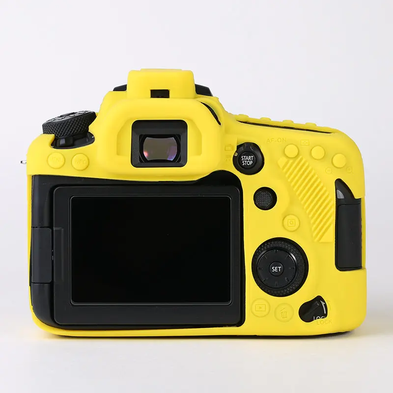Silicone dslr câmera caso do corpo capa