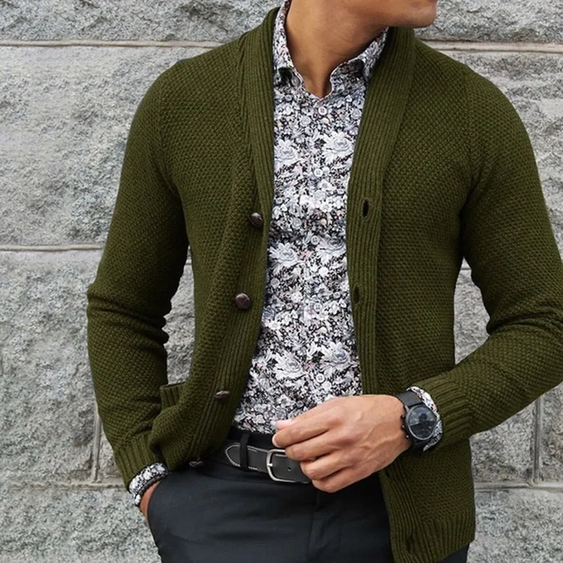 Мужская осенне зимняя верхняя одежда Ropa De Hombre 2019 модный кардиган мужской свитер