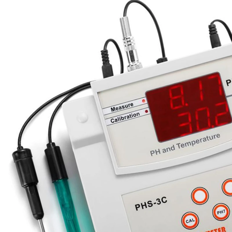 Штепсельная Вилка европейского стандарта, Phs-3C Портативный Ph Температура 2-в-1 автоматической калибровки рН-метр