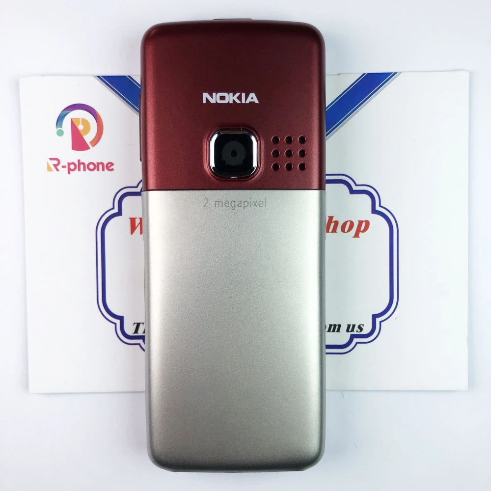 Оригинальный Nokia 6300 мобильный телефон разблокированный красный и арабский