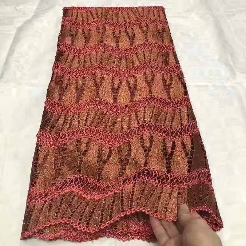 Все еще летают последние нигерийские водорастворимые кружевные ткани Tissu Африканский гипюр шнур кружевная ткань с камнями хлопок сухое кружево 5 ярдов