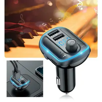 

DC12-24V Bluetooth Car FM Transmitter MP3 Player Radio Adapter Kit Hands Free USB Charger