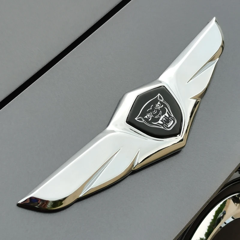 

Car 3D metal sticker is suitable for the body decoration of the rear door hood of Jaguar X-type F-type S-type Xe XF XJ XK xjr XF