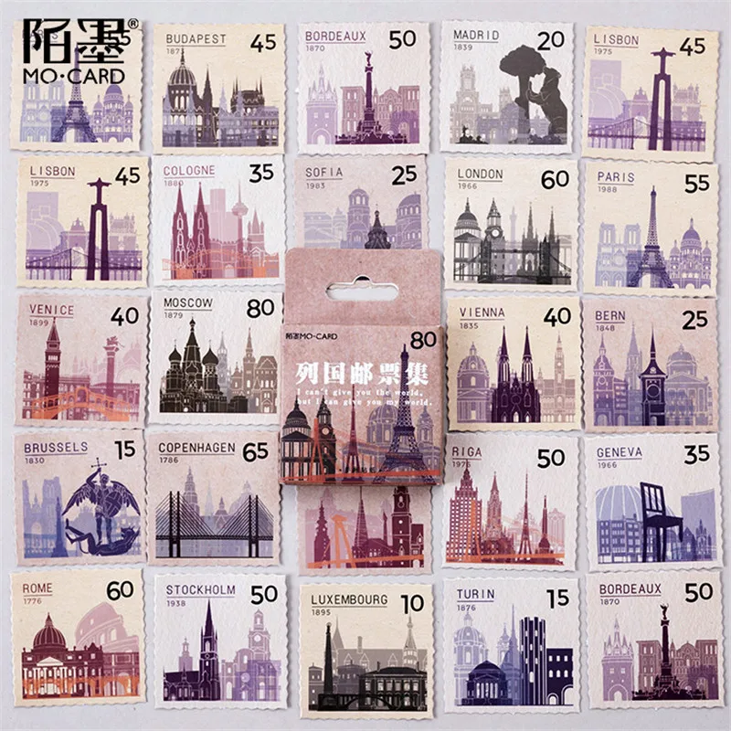 

Hot Sale Shine Stamp Set Memo Pad Decoration Decal Practical DIY Scrapbooking Sticker Lovely Stationery Gift Material