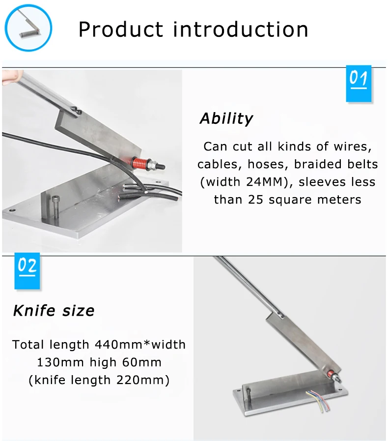Plastic Wire Slot Cutting Machine Manual Wire Duct Cutter PE Plastic Pipe Hose Scissor Adjustable Wiring Duct Cutter