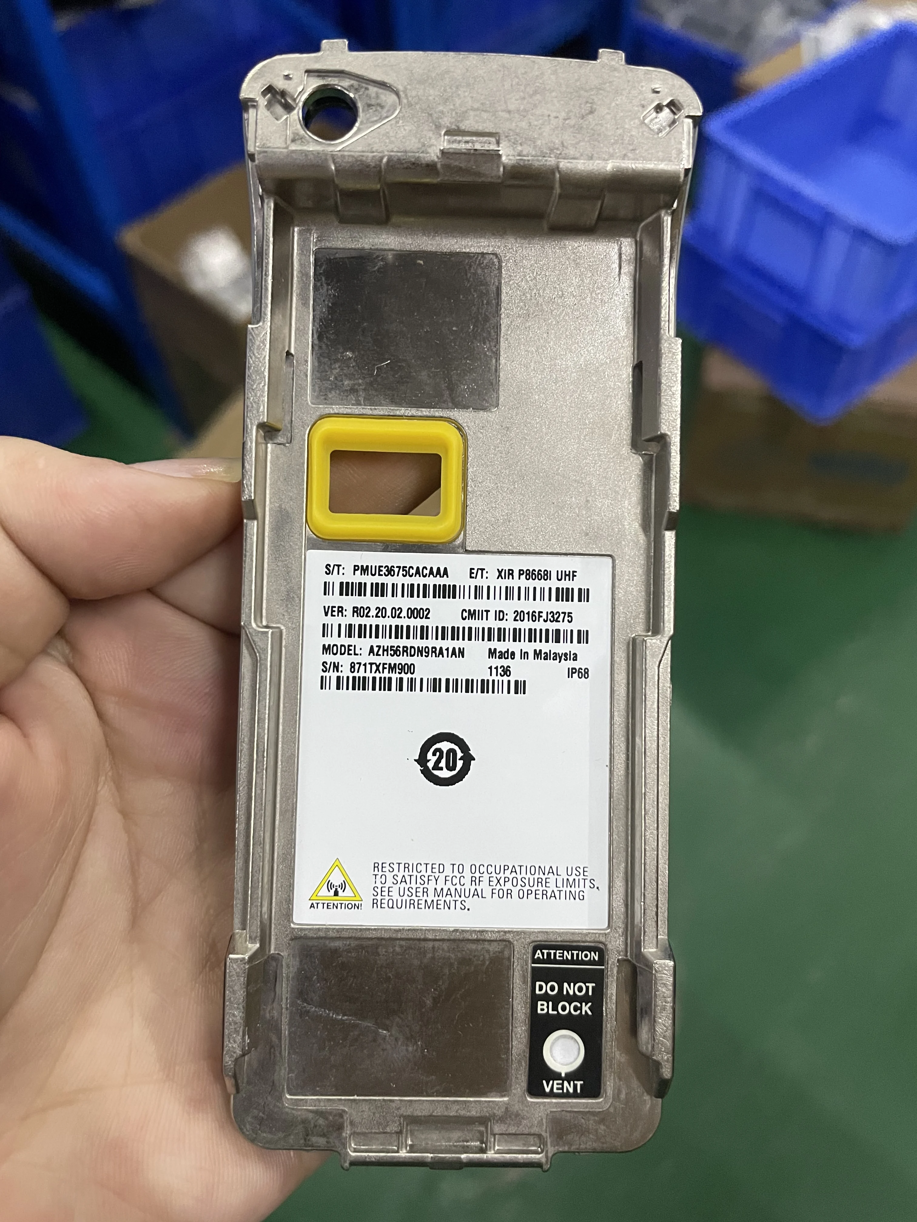 PMLN7382A Replacement Aluminum for XiR P8668i P8660i DP4800E DP4801E XPR7550E DGP8550E GP338D+ XPR7500E DGP805 walkie talkie
