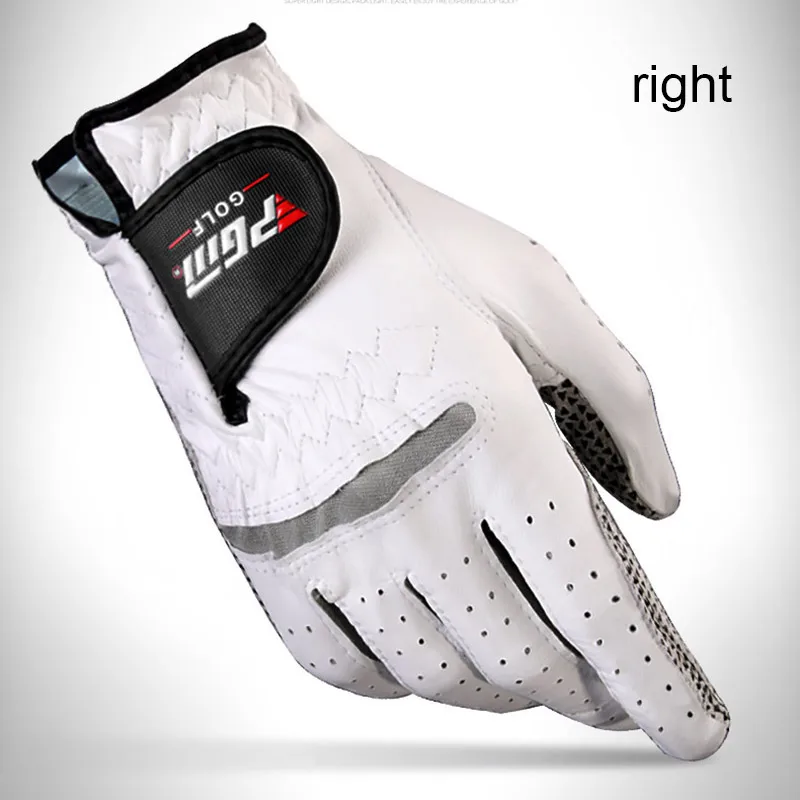 1 шт. мужские перчатки для гольфа с левой и правой стороны мягкие дышащие с противоскользящими гранулами перчатки для гольфа FK88 - Цвет: Темный хаки