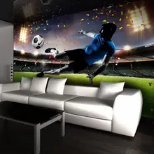 3D обои для гостиной спальни домашний декор обои HD огромные футбольные поля стереоскопические 3d обои 3D фон стены