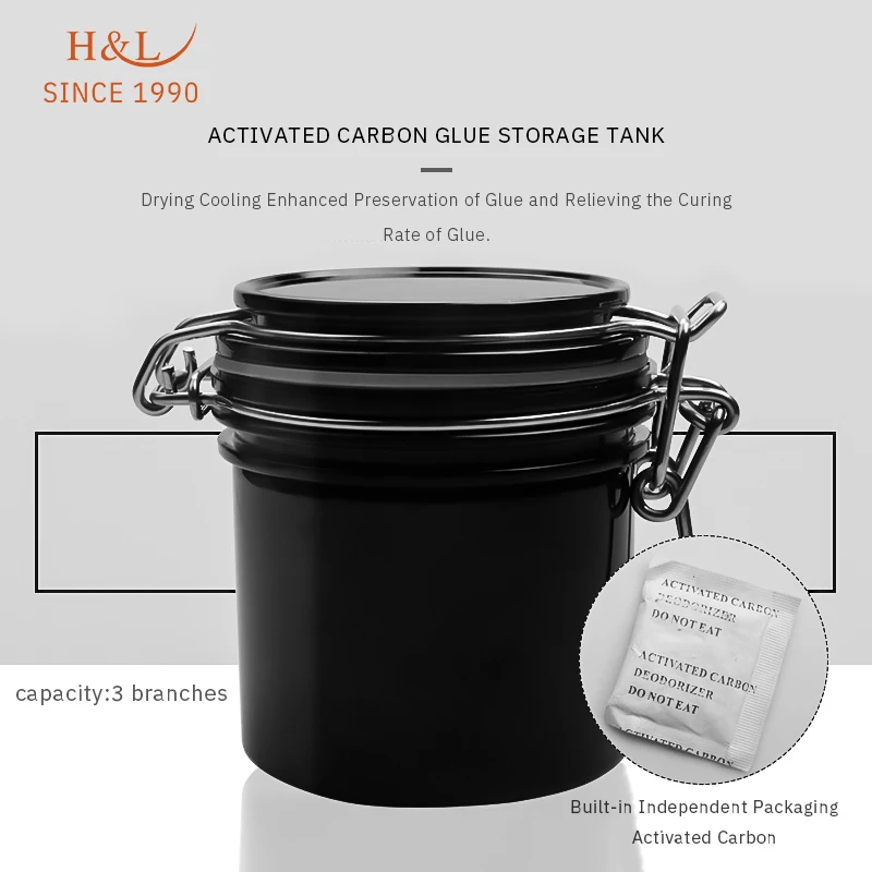 H& L Профессиональный для ресницы, наращивание ресниц коробка для хранения клея Наращивание ресниц ресницы клей для ресниц
