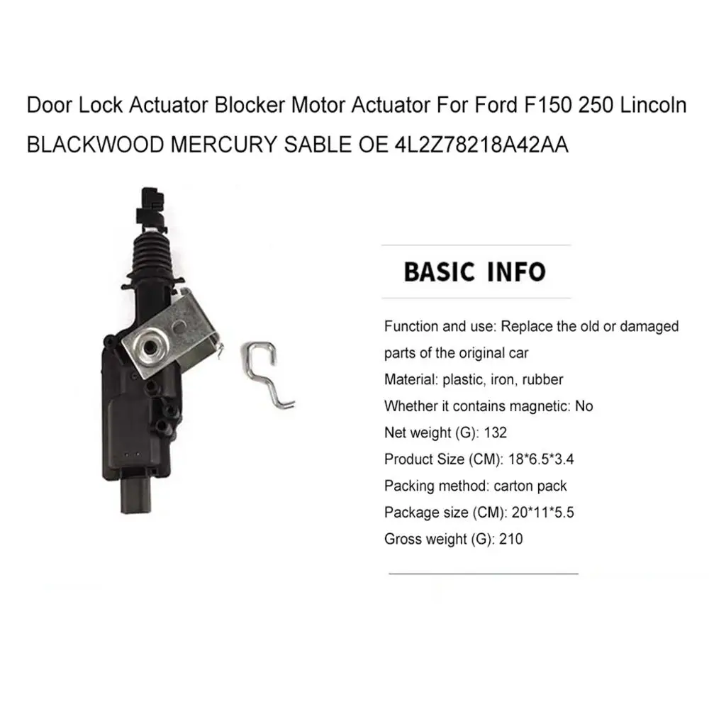 Привод дверного замка блокировщик двигателя привод для Ford F150 250 Lincoln BLACKWOOD MERCURY SABLE OE 4L2Z78218A42AA