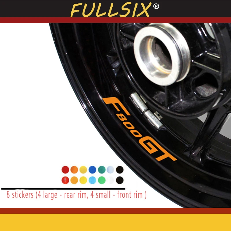 New Motorcycle Modified Wheel Sticker Waterproof Reflective Wheel Decal Color Wheel Side Strip for BMW F800GT F800 GT