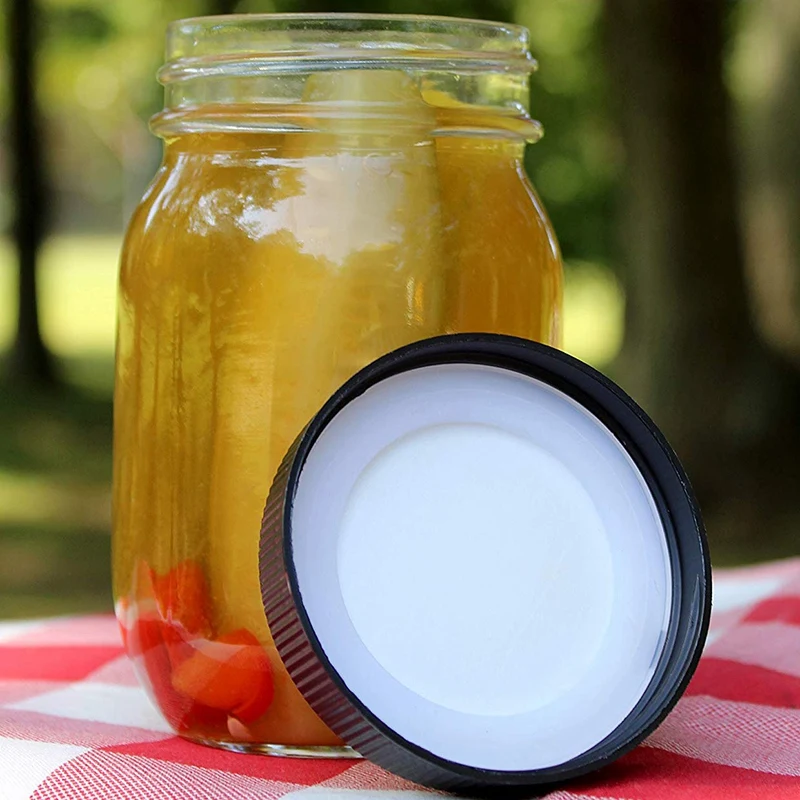 

Silicone Seal Rings for Plastic Mason Jar Lids Fits Regular Mouth Canning Jars (Regular Mouth, 48-Pack)