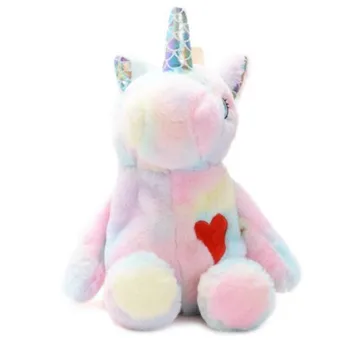 

Cute Kids Girls Unicorn Backpack Shoulder Bag Soft Plush Backbag Women Travel Bags Student School Book Bag Kids Gift